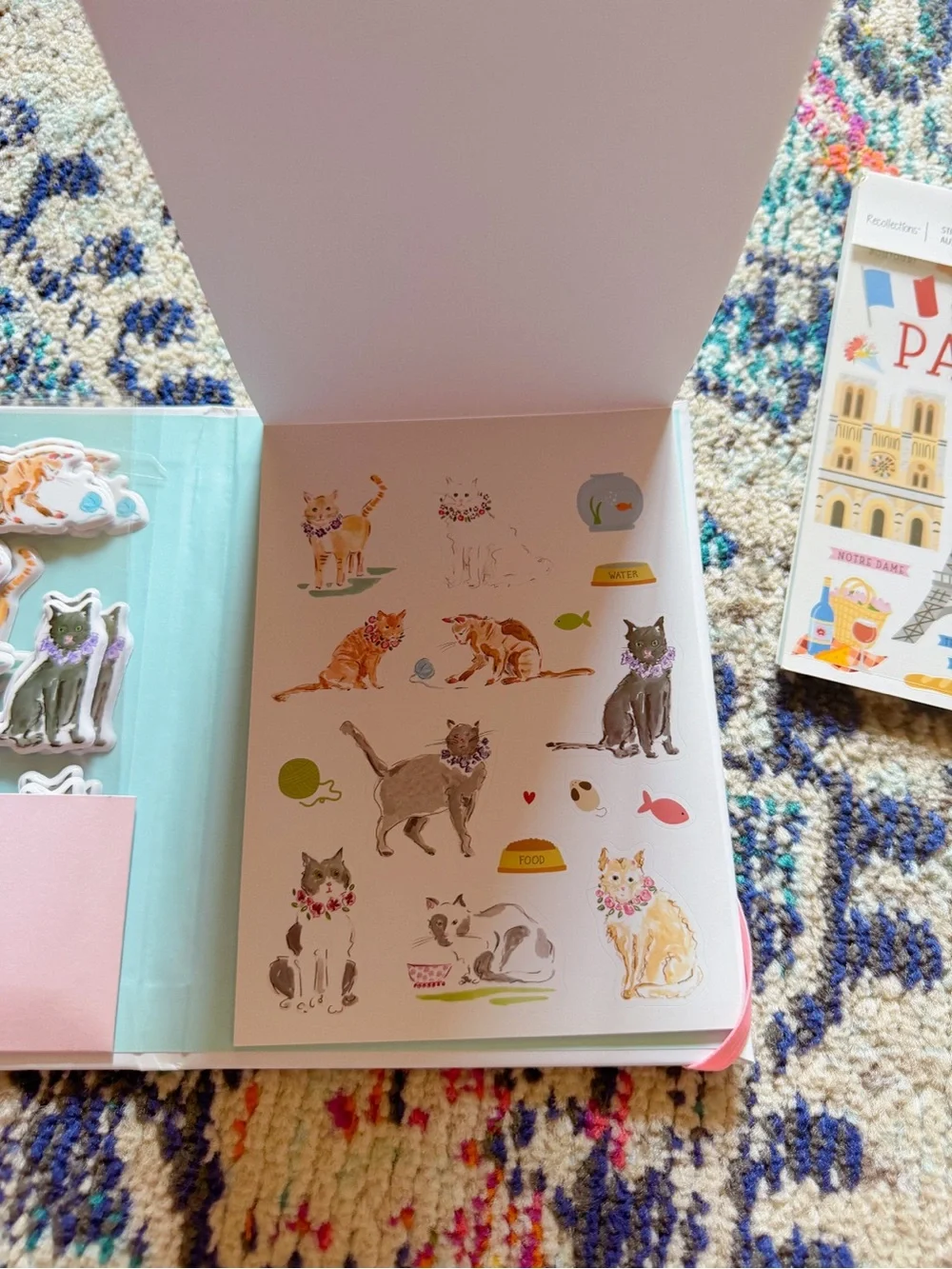 The Oui Oui Bundle – Stickers Highlighters Cat & Paris Theme